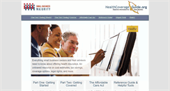 Desktop Screenshot of healthcoverageguide.org